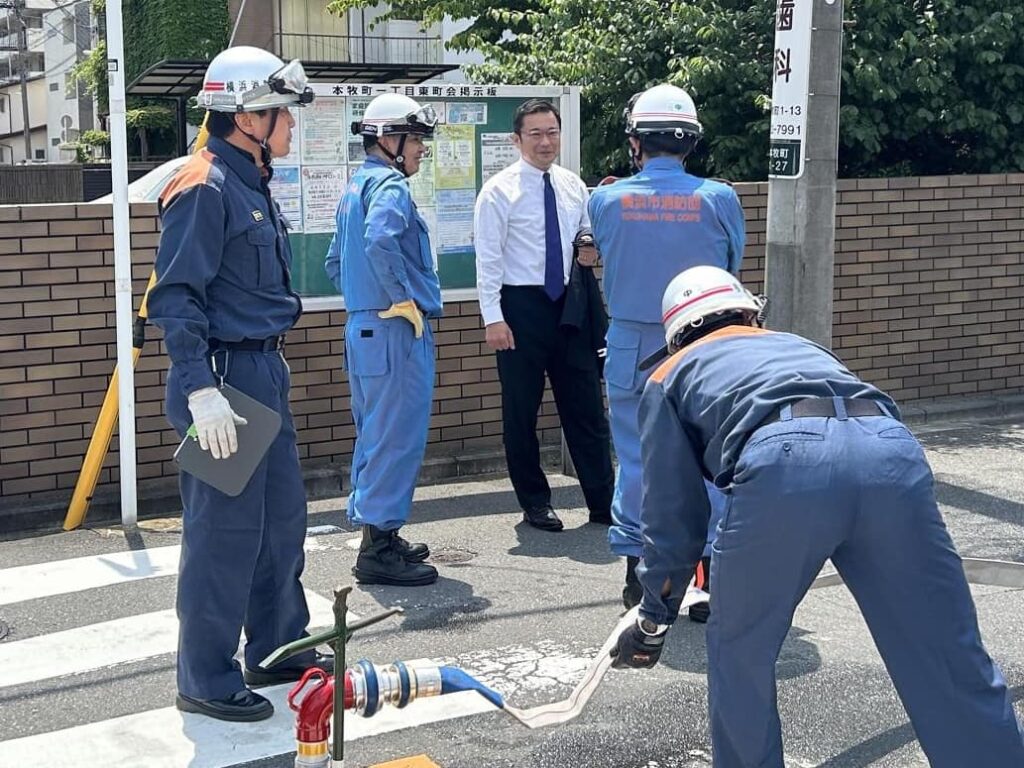 消火栓・防災訓練