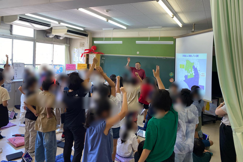 子ども達が暮らす地域の氏神様